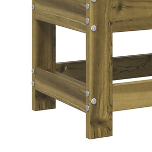 Gartenhocker Kiefernholz 62x30x32 cm