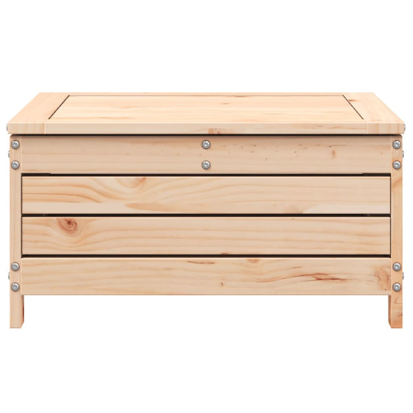 Gartenhocker Kiefer Massivholz 62x63,5 cm
