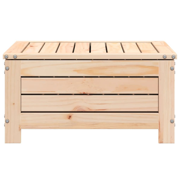 Gartenhocker Kiefer Massivholz 62x63,5 cm