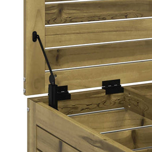 Gartenhocker Kiefernholz 62x63,5 cm