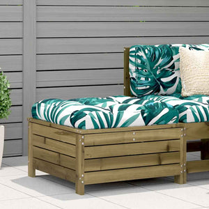Gartenhocker Kiefernholz 62x63,5 cm
