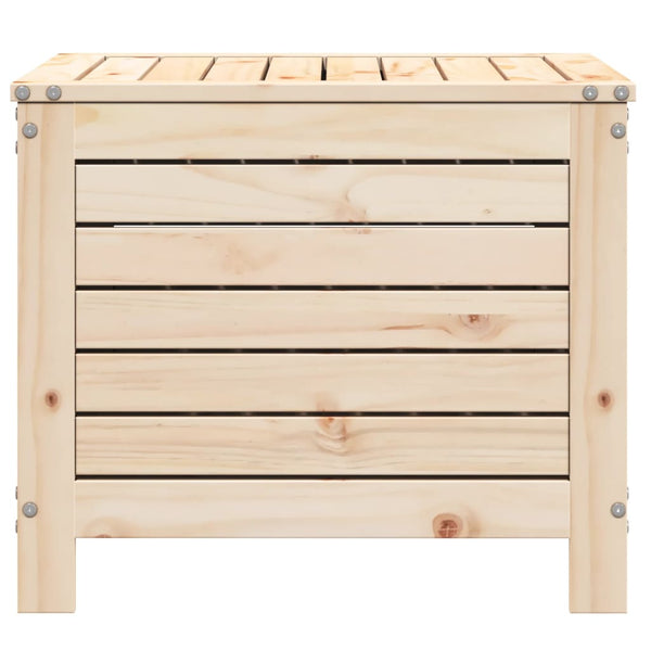 Gartenhocker Kiefer Massivholz 62x63,5 cm