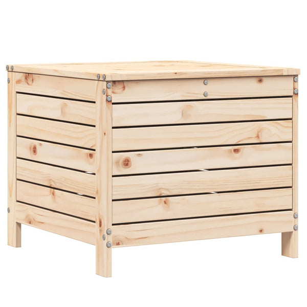 Gartenhocker Kiefer Massivholz 62x63,5 cm