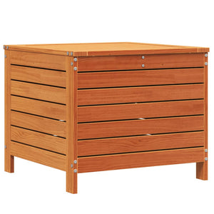 Gartenhocker Kiefer Massivholz Wachsbraun