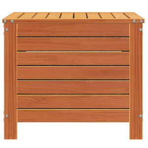 Gartenhocker Kiefer Massivholz Wachsbraun