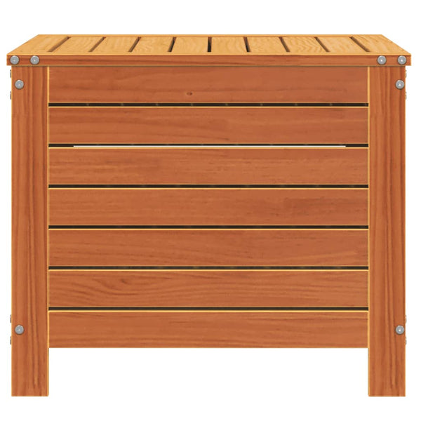 Gartenhocker Kiefer Massivholz Wachsbraun