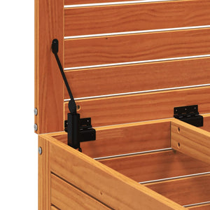 Gartenhocker Kiefer Massivholz Wachsbraun