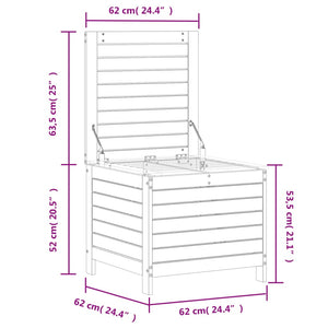 Gartenhocker Douglasie 62x63,5 cm