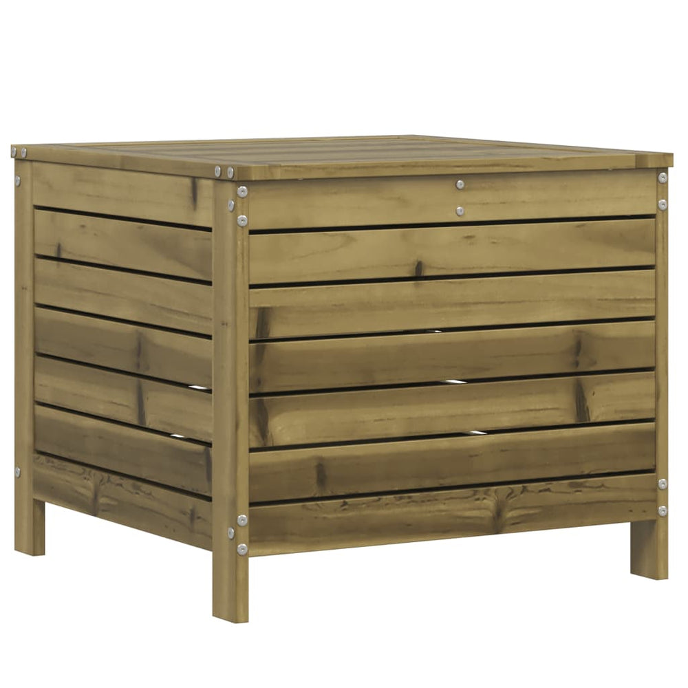 Gartenhocker Kiefernholz 62x63,5 cm