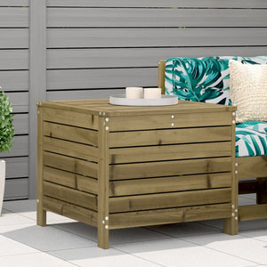 Gartenhocker Kiefernholz 62x63,5 cm