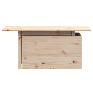 Massivholz Gartentisch Kiefer 100x50 cm