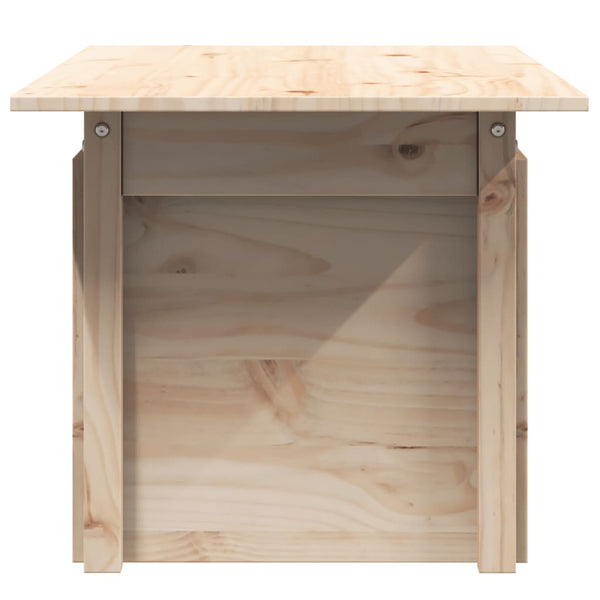 Massivholz Gartentisch Kiefer 100x50 cm