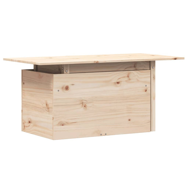 Massivholz Gartentisch Kiefer 100x50 cm
