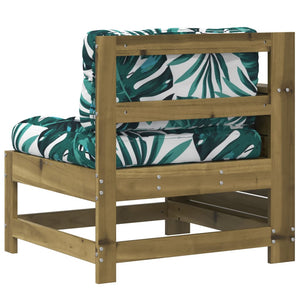 Gartensofa Kiefer Imprägniert mit Kissen