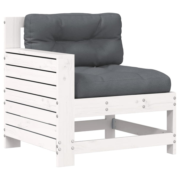 Gartensofa Kiefer Massivholz mit Kissen