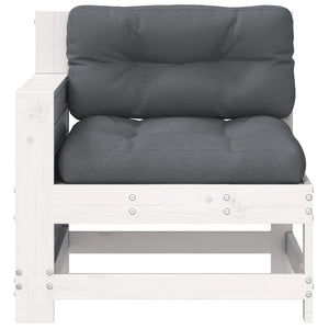 Gartensofa Kiefer Massivholz mit Kissen