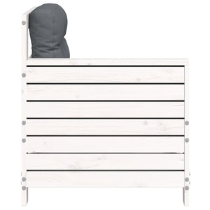 Gartensofa Kiefer Massivholz mit Kissen