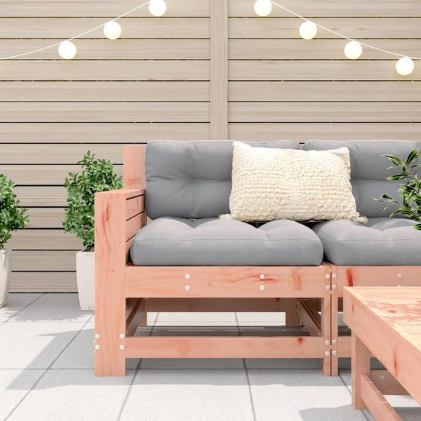 Gartensofa Douglasie mit Armlehne & Kissen