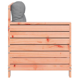 Gartensofa Douglasie mit Armlehne & Kissen