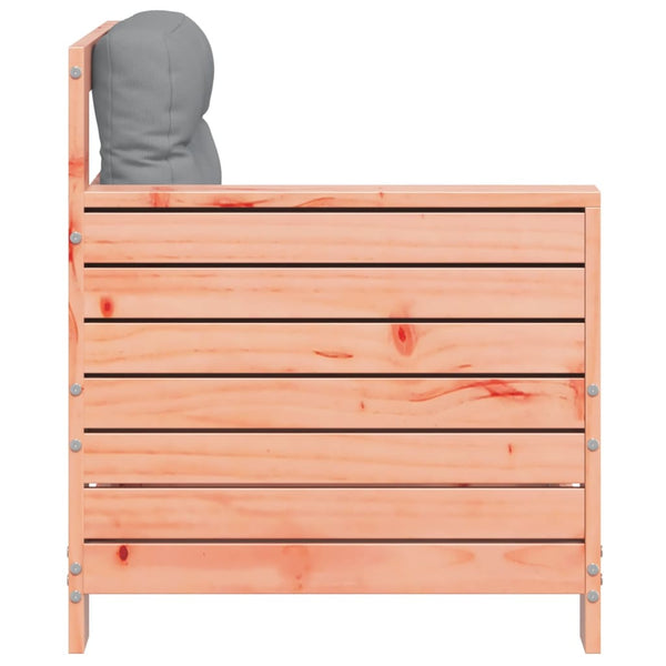 Gartensofa Douglasie mit Armlehne & Kissen