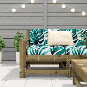 Gartensofa Kiefer Imprägniert mit Kissen