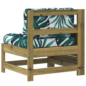 Gartensofa Kiefer Imprägniert mit Kissen