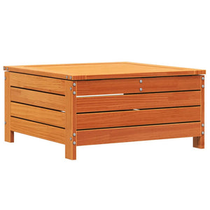 Gartenhocker Kiefer Massivholz Wachsbraun