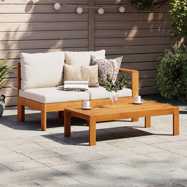 Akazienholz Gartentisch 100x50 cm