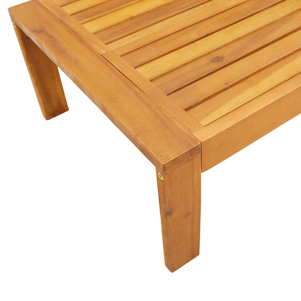 Akazienholz Gartentisch 100x50 cm