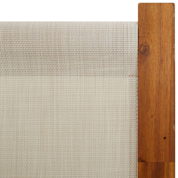 Hellgrauer 5-teiliger Paravent 350x180 cm