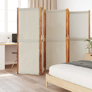 Hellgrauer 5-teiliger Paravent 350x180 cm