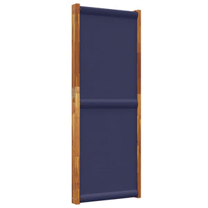 Dunkelblauer 3-tlg. Paravent 210x180 cm
