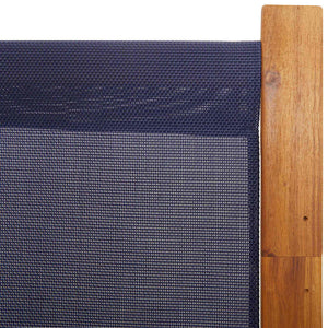 Dunkelblauer 6-teiliger Paravent 420x180 cm