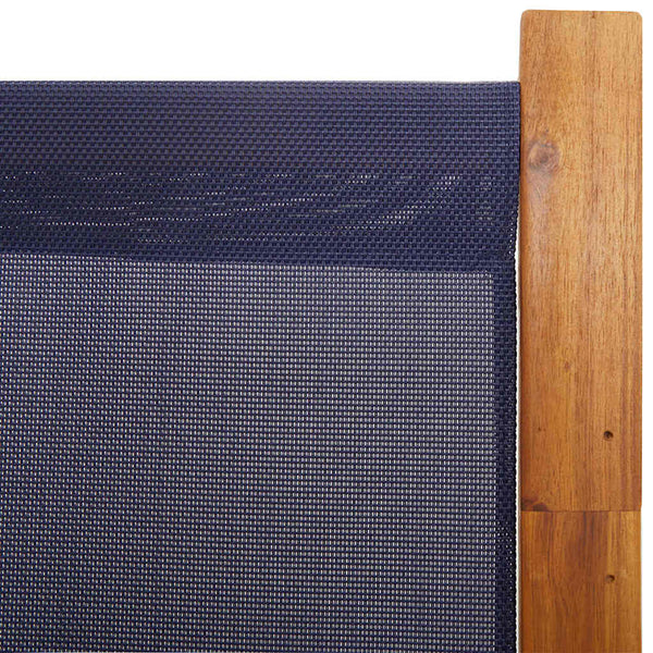 Dunkelblauer 6-teiliger Paravent 420x180 cm