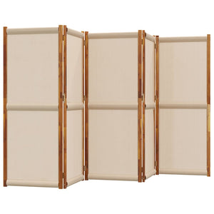 5-teiliger Raumteiler Taupe 350x180 cm