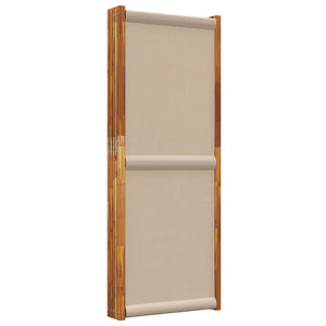 5-teiliger Raumteiler Taupe 350x180 cm