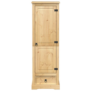 Massivholz Kleiderschrank Kiefer 55x50x170 cm