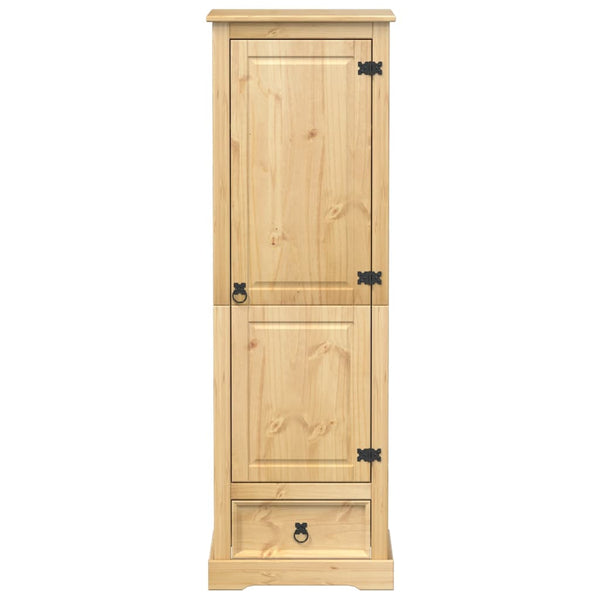 Massivholz Kleiderschrank Kiefer 55x50x170 cm