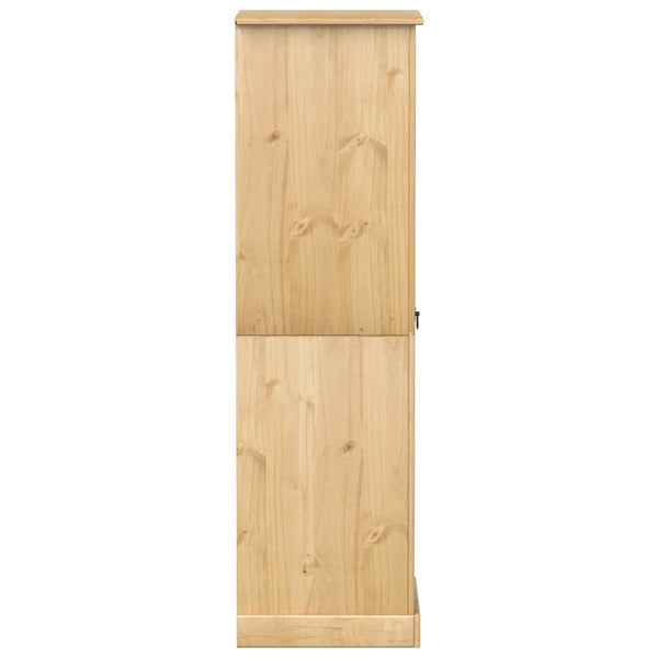 Massivholz Kleiderschrank Kiefer 55x50x170 cm