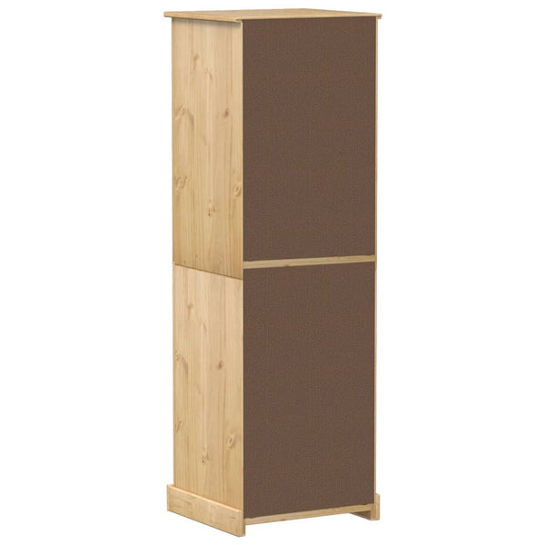 Massivholz Kleiderschrank Kiefer 55x50x170 cm