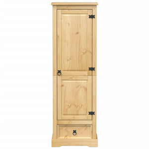 Massivholz Kleiderschrank Kiefer 55x38x170 cm