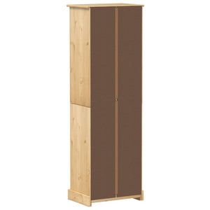 Massivholz Kleiderschrank Kiefer 55x38x170 cm