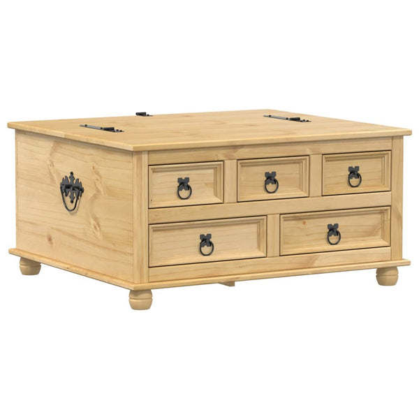 Massivholz Truhe Corona Kiefer 90x78x45cm