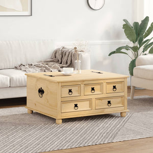 Massivholz Truhe Corona Kiefer 90x78x45cm