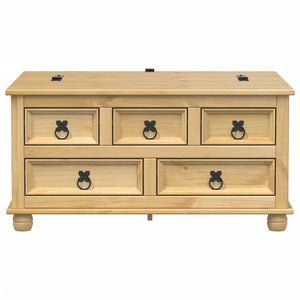 Massivholz Truhe Corona Kiefer 90x78x45cm