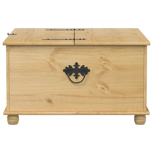 Massivholz Truhe Corona Kiefer 90x78x45cm