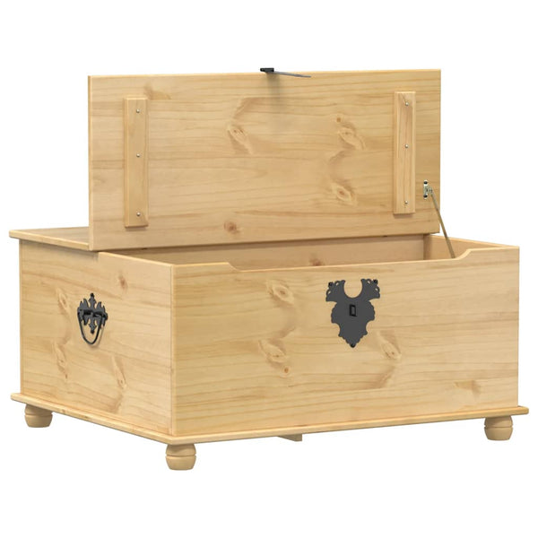 Massivholz Truhe Corona Kiefer 90x78x45cm