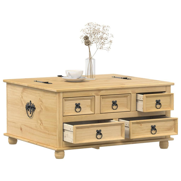 Massivholz Truhe Corona Kiefer 90x78x45cm