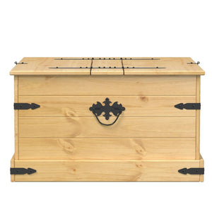 Massivholz Truhe Kiefer 78x78x45 cm