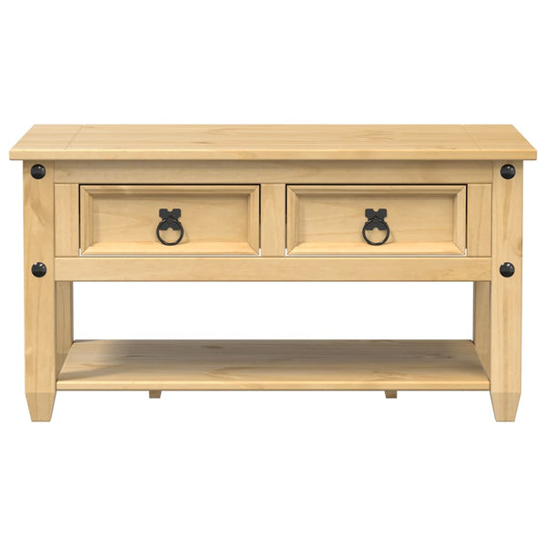 Couchtisch Kiefer Massivholz 85x50 cm